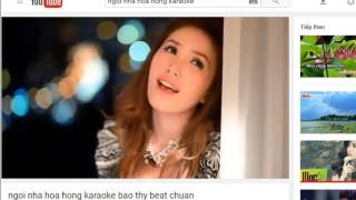 Ngôi Nhà Hoa Hồng Karaoke thiếu giọng nam [upl. by Hubble]