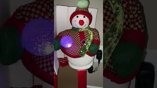 Vintage 2007 LED snowman from loblaws [upl. by Eiknarf]