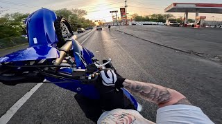 INSANE SWERVES ON 2023 YZ450F [upl. by Ardyaf]