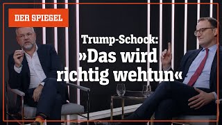 TrumpSchock Beginnt neue Weltordnung Jens Spahn amp Michael Roth im Spitzengespräch  DER SPIEGEL [upl. by Cynarra]