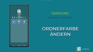 Ordnerfarbe ändern  Samsung Android 11  One UI 3 [upl. by Sabir]