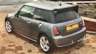 R53 Mini Cooper S Exhaust Note amp Supercharger Whine [upl. by Esinereb450]