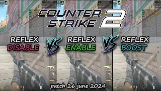 CS2 NVIDIA REFLEX DISABLE vs ENABLE vs BOOST With Nvidia Latency Analyzer  Patch 26 June 2024 [upl. by Gardas]