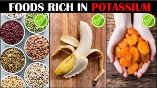 Foods Rich In Potassium Six Potassium Rich Foods Richest Sources Of Potassium [upl. by Mages]