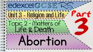 GCSE RS Unit 32 Part 3 of 5 Abortion  by MrMcMillanREvis [upl. by Dimphia]