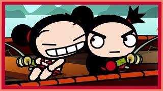 PUCCA  Up from the depths  IN ENGLISH  01x21 [upl. by Ingelbert758]