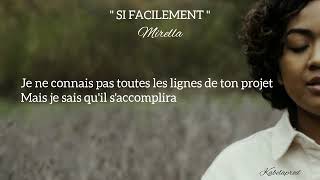 Si facilement  lyrics  mirella [upl. by Rafaj]