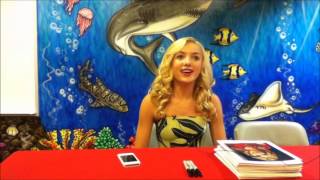 Peyton List Interview At Ripleys Aquarium of the Smokies July 10 2013 [upl. by Francisco]