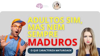 LIÇÕES de MATURIDADE EMOCIONAL  VERDADES DOLORIDAS MAS NECESSÁRIAS [upl. by Mosra]