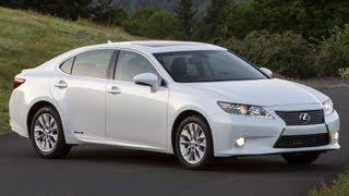 2013 Lexus ES300h Start Up and Review 25 L 4Cylinder Hybrid [upl. by Esirehs]