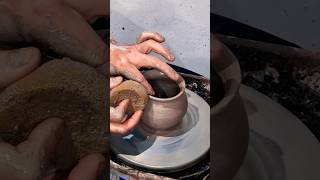 Heavy Grog Pot ceramics potterycrafts romanpottery romanclay romanempire shorts fyp [upl. by Lotsyrc427]