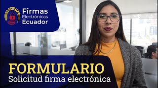 Solicitar Firma electrónica en Ecuador  Paso 24 [upl. by Heddy]