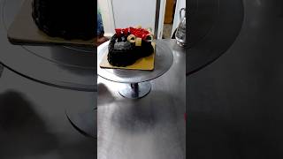 Choco truffle heart shape cake shortvideo youtubeshorts [upl. by Adihahs]