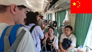 THIS is how Chinese people welcomed us  中国欢迎我们 Train from Changzhou to Shanghai 🇨🇳 [upl. by Oramug403]