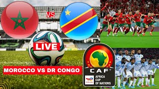 Morocco vs DR Congo Live Stream Africa Cup Nations AFCON 2024 Football Match Score Highlights Direct [upl. by Ecnar482]