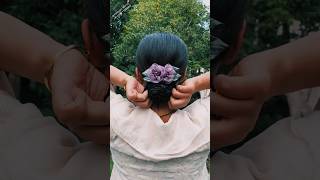 Simple Hairstyles with Stylish Hair Accessories 💫hairstyle [upl. by Kalle]