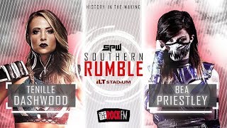 FREE MATCH Bea Priestley vs Tenille Dashwood SPW New Zealand Womens Wrestling Match [upl. by Isayg]