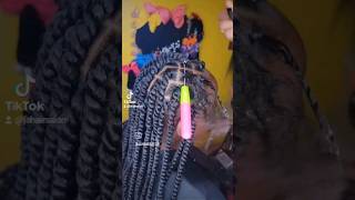 Easy crochet passion twist done by JaHair Salon [upl. by Eilahtan621]