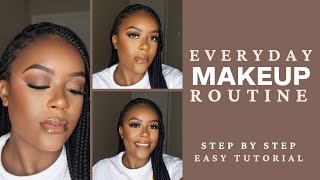 EASY DETAILED  STEP BY STEP  FULL COVERAGE MAKEUP ROUTINE [upl. by Goines553]