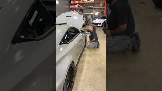 Rewrapping the Lexus after incident lexus lexusclub rcf automobile wrapping automotive car [upl. by Bolten174]