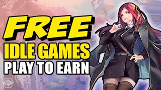 5 Free To Play To Earn Idle Games [upl. by Ymmac]