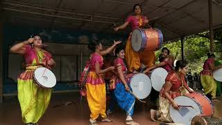 Prg college kakinada Ap Folk orchestra by siddhartha mahila kalasala [upl. by Alak]