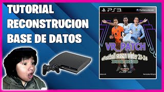 COMO RECONSTRUIR LA BASE DE DATOS DE TU PS3 FÁCIL 2024 [upl. by Sirdna679]