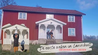 Vlog 8 emigreren naar Zweden  De eerste weken na onze aankomst [upl. by Arsi]