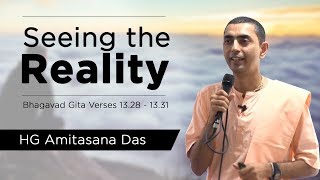 Seeing the Reality  Bhagavad Gita Verses 1328  1331  HG Amitasana Das  HKM Mumbai [upl. by Pinkerton503]