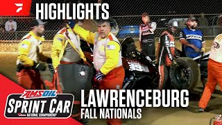 𝑯𝑰𝑮𝑯𝑳𝑰𝑮𝑯𝑻𝑺 USAC AMSOIL National Sprint Cars  Lawrenceburg Speedway  Fall Nationals  Oct 12 2024 [upl. by Rehteh]