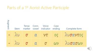 131 Aorist Participles [upl. by Yhcir767]