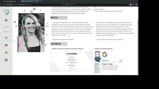 Rachel Tschanz Website Portfolio [upl. by Adnaloj]