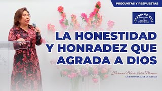 La honestidad y honradez que agrada a Dios  Hna María Luisa Piraquive IDMJI [upl. by Nyrac]