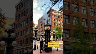 😍😍 Vancouver Gastown STEAM CLOCK Sound tranding viralshorts shorts canada clocktowersteamclock [upl. by Deanna104]