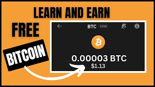 Earn Free Bitcoin Easy amp Fast The Graph Learn And Earn Free BTC Today [upl. by Marcellus]