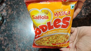 Oodles recipe  masala oodles  saffola masala oodles recipe  ring noodle😋😋😋 [upl. by Hutt]