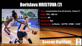 Borislava HRISTOVA 7 season highlight 202122 [upl. by Nnhoj]