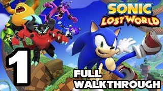 Sonic Lost World Walkthrough PART 1 Windy Hill Zone 14 TRUEHD QUALITY [upl. by Nimaj324]