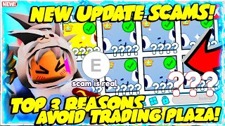 NEW quotSECRET TRADEquot SCAMMING UPDATE 😱😢 FAKE TRADE SCAM IS BACK IN PET SIMULATOR X TRADING PLAZA [upl. by Yrrej]