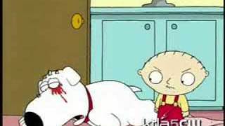 STEWIE BEATS UP BRIAN [upl. by Allesiram]