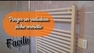 Comment purger un radiateur de chauffage SDB [upl. by Anuaik164]