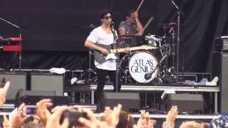 Atlas Genius quotTrojansquot Project Almanac filming 720p HD Live at Lollapalooza on August 2 2013 [upl. by Abner]