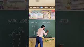 HARD WORK Vs SMART WORK  DONT WORK HARD  Thirsty Crow Story  easydrawing drawing motivation [upl. by Gschu]