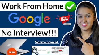 Work From Home  Only 10th Pass  No Interview  Anybody Can Apply [upl. by Cazzie]