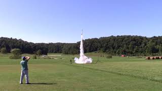 Loc Precision EZI 65 high power rocket flight [upl. by Anahahs]