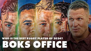 Which rugby player should win World Player of the Year  Boks Office [upl. by Siulegroj598]