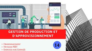 Gestion de production partie 14 Ordonnancement Méthode PERT [upl. by Oiciruam442]