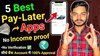 Top 5 Best PayLater App in India 2024  Best Student PayLater App With EMI  Get ₹50000 Loan Instant [upl. by Louella794]