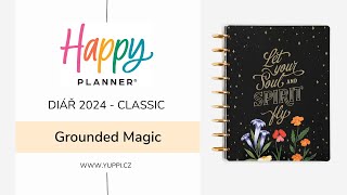 Diář 2024 Happy Planner  Grounded Magic [upl. by Maffei596]