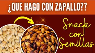 AHORRA💲 DESCUBRE COMO HACER 🎃 Semillas de Calabazas Especiadas Calabaza zapallo [upl. by Schlosser403]